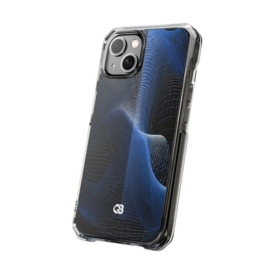 Blue Impact MagSafe Phone Case for iPhone - Electric Blue Flux