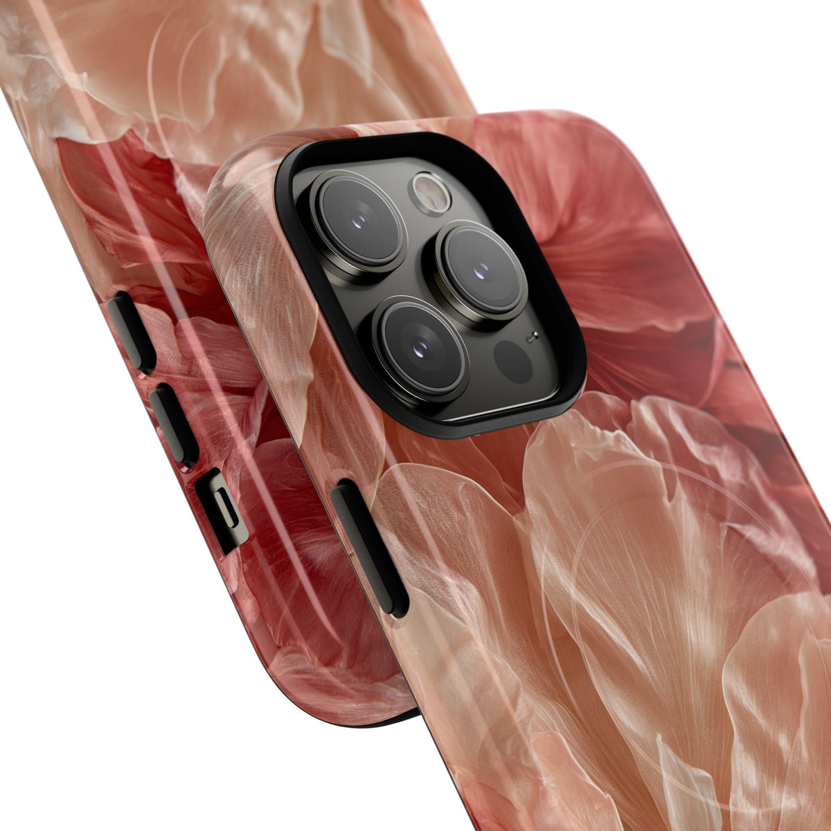 Blush Silk Bloom · Tough 2.0 Magnetic Phone Case for iPhone · Pink