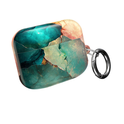 Fractured Gemstone Teal - AirPods Case