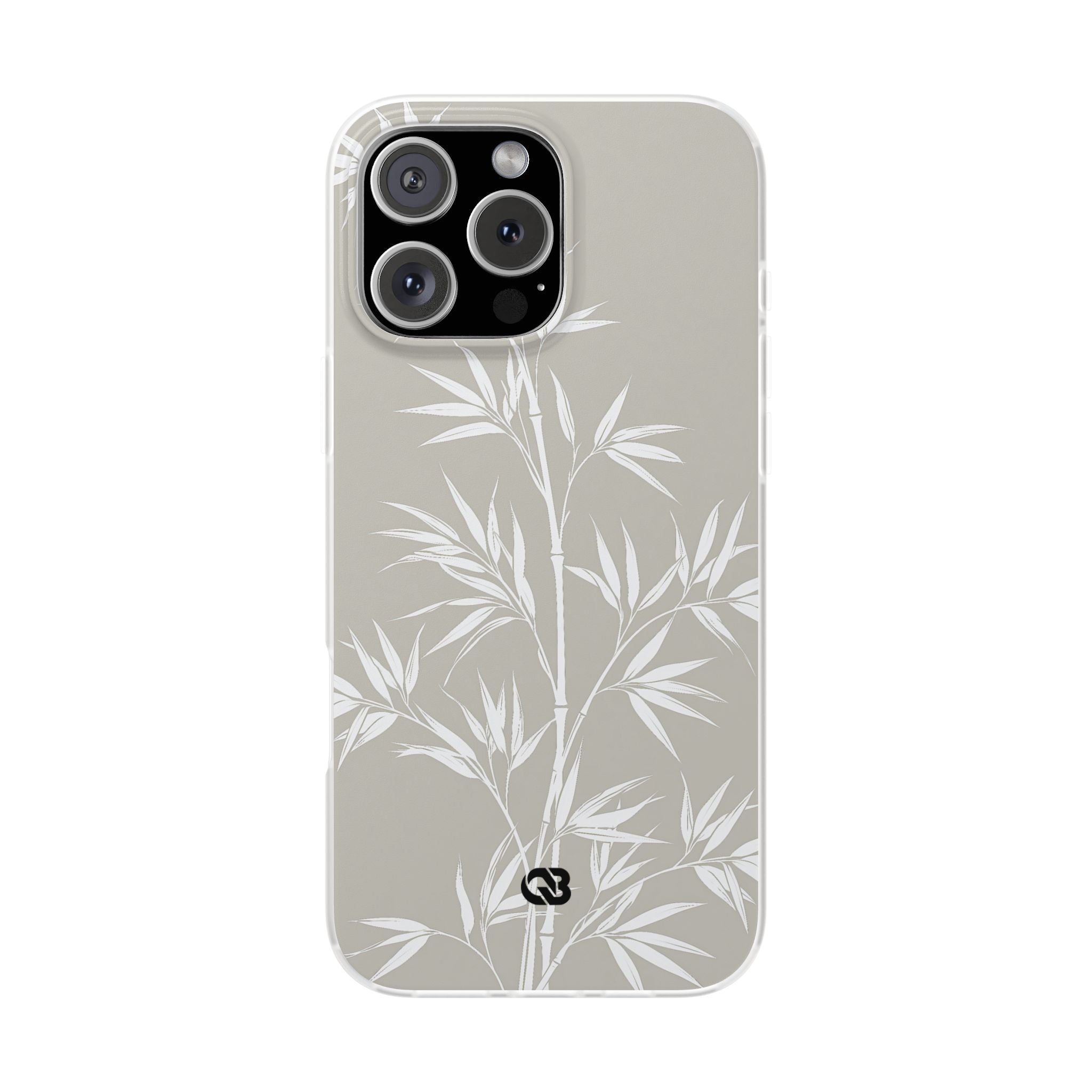 Beige Lite Phone Case for iPhone - Sandstone Bamboo Stalks