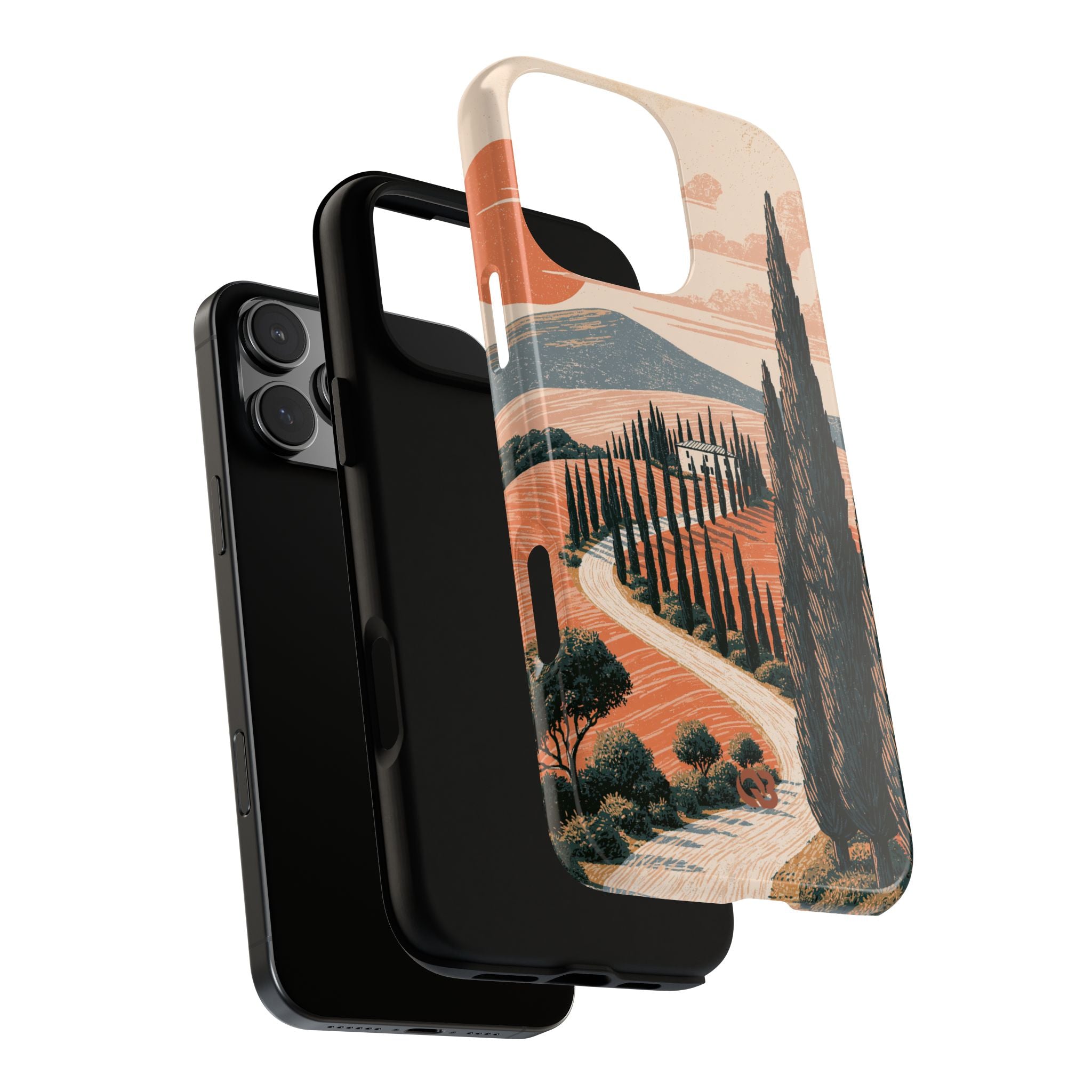 Orange Tough Phone Case for iPhone - Terracotta Ridge Trail