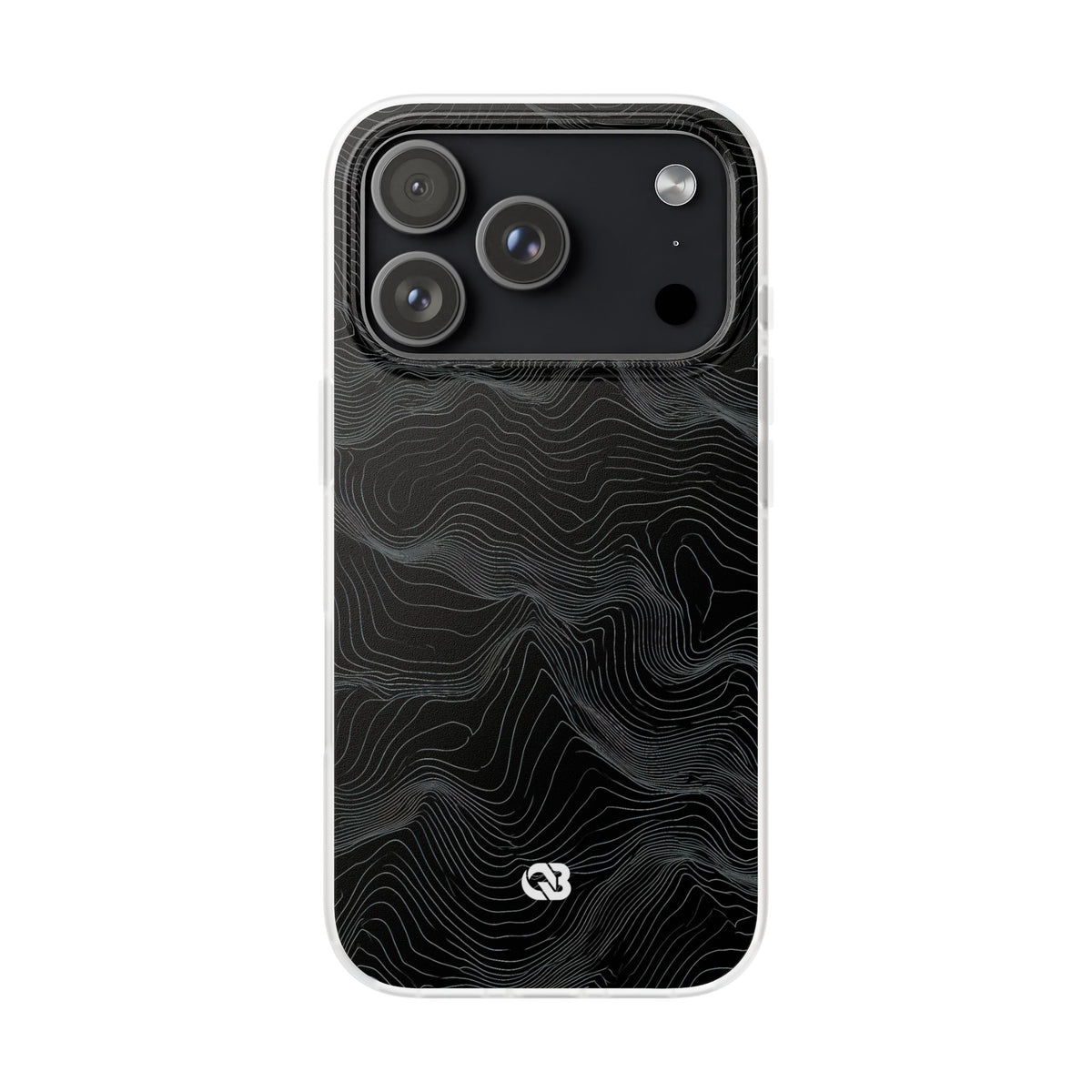 Obsidian Contour Elevation · Lite Phone Case for iPhone ·  Black