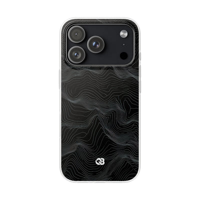 Obsidian Contour Elevation · Lite Phone Case for iPhone ·  Black