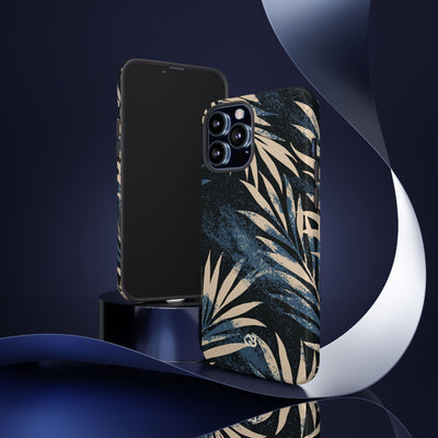 Indigo Palm Horizon · Tough Phone Case for iPhone · Blue