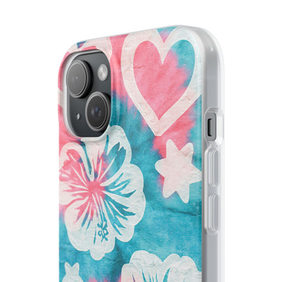 Tropical Hibiscus Bloom · Lite Phone Case for iPhone ·  Teal