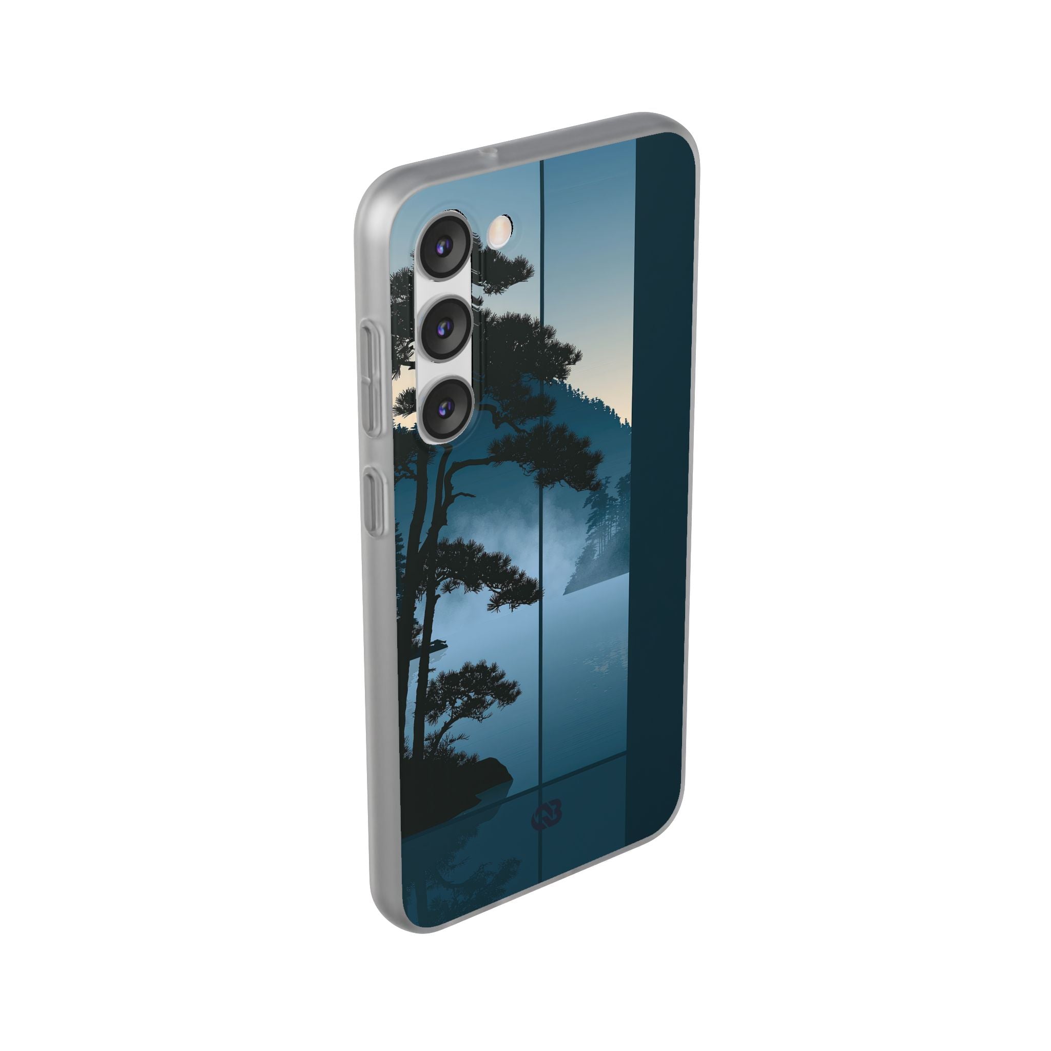 Blue Lite Phone Case for Samsung - Kyoto Mist Pine