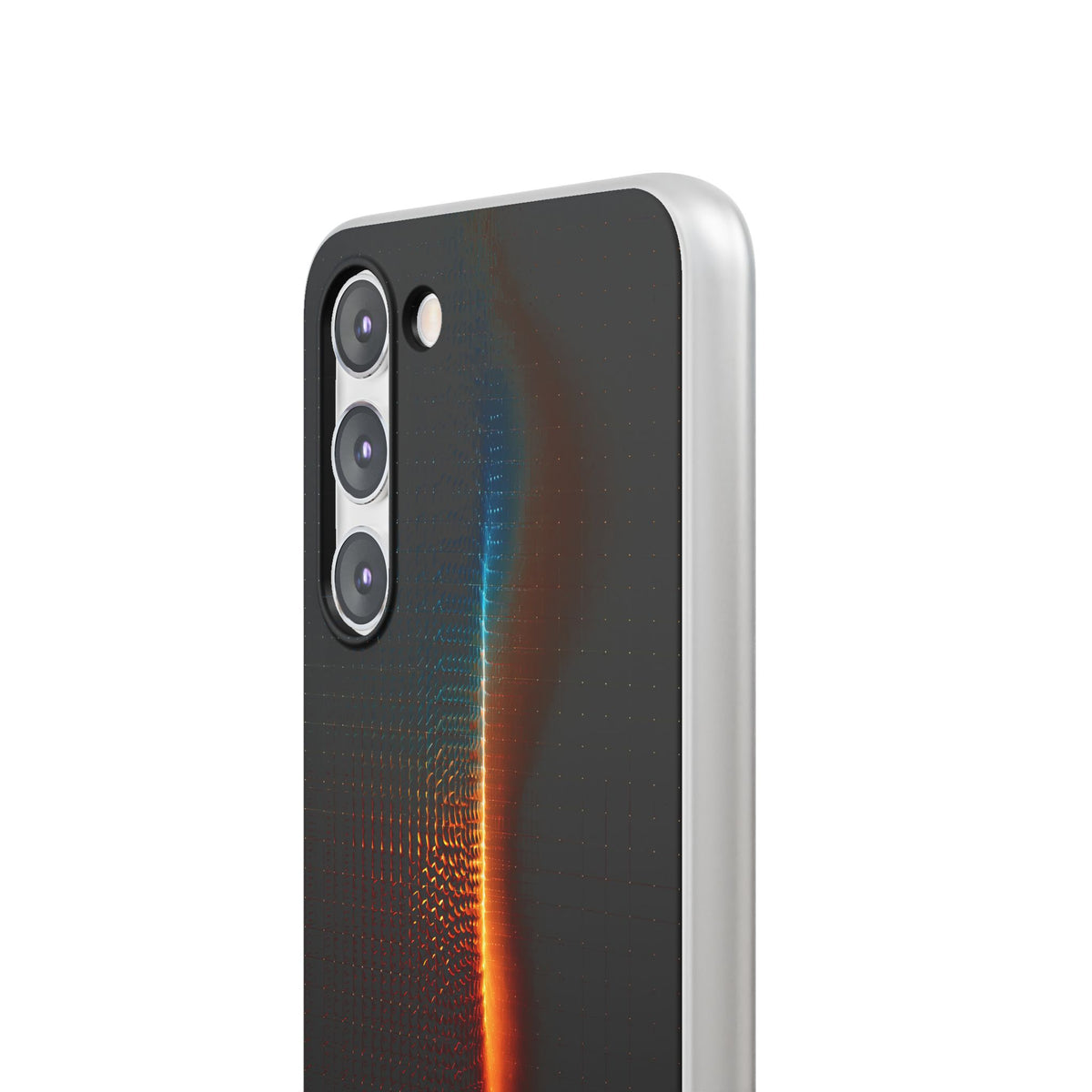 Luminous Refraction Grid · Lite Phone Case for Samsung · Black