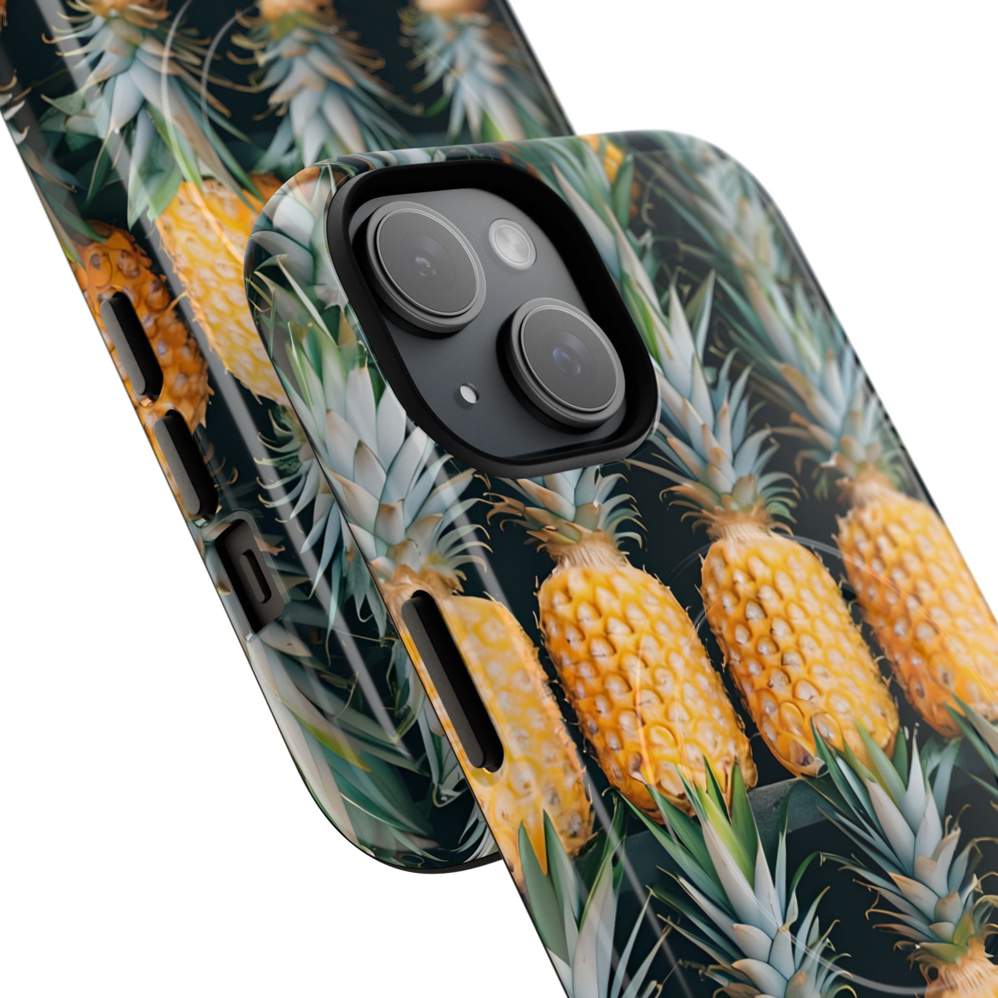 Lignes d'ananas dorés