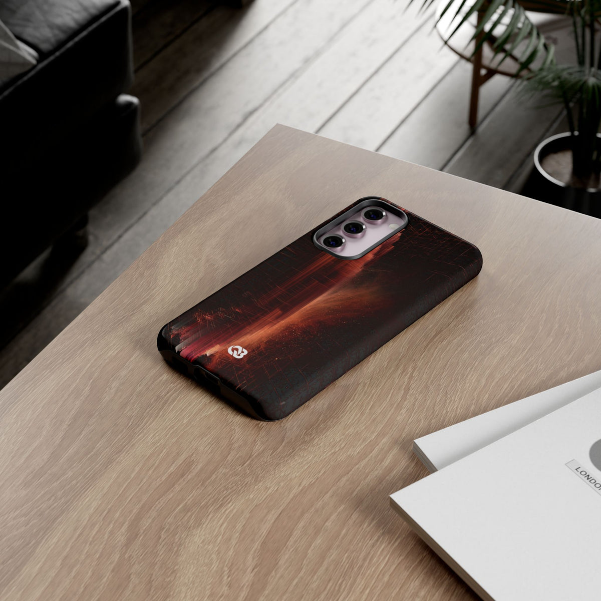 Luminous Monolith · Tough Phone Case for Samsung · Black