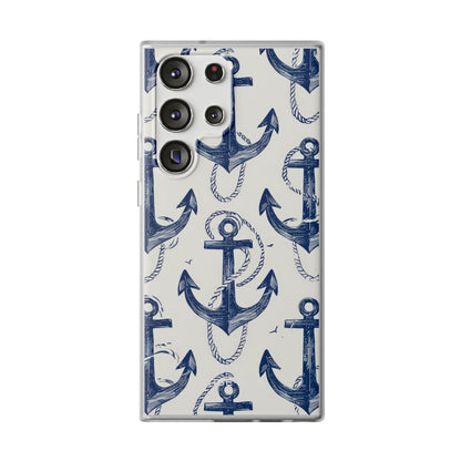 Laivaston ankkurilenkki Samsung S23 Ultra -pehmeä suojakotelo