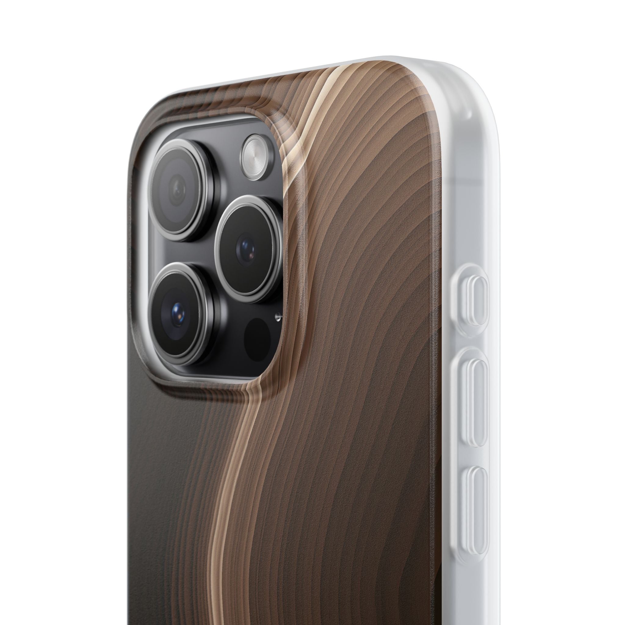 Brown Lite Phone Case for iPhone - Bronzed Canyon Relief