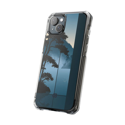 Blue Impact MagSafe Phone Case for iPhone - Kyoto Mist Pine