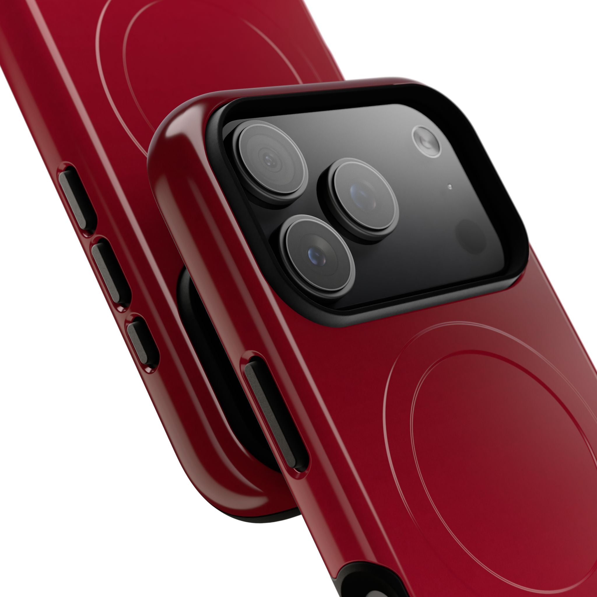 Red Tough 2.0 Magsafe Phone Case for iPhone - Crimson Velvet Fade