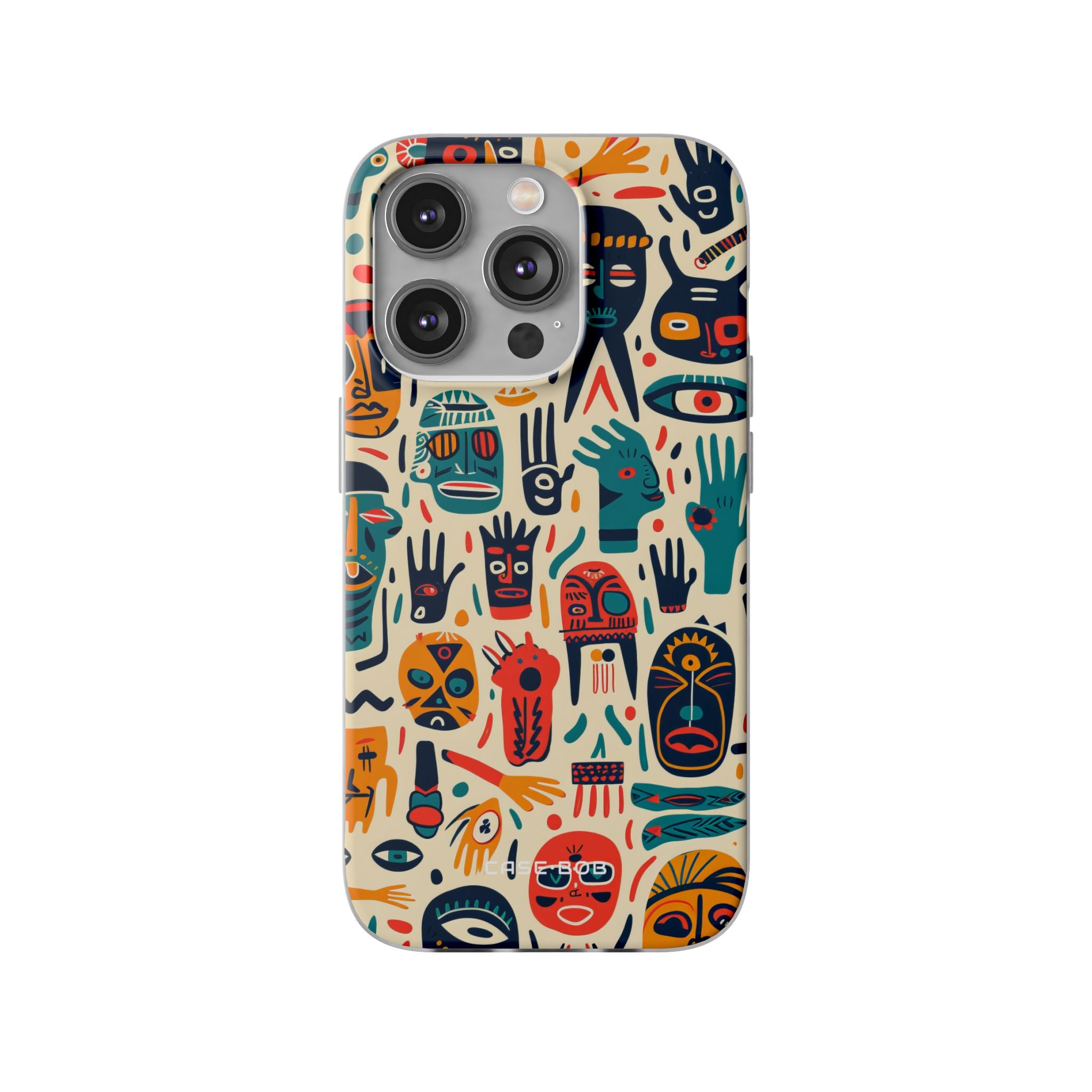 Vivid Faces iPhone 14 Pro Case - Soft