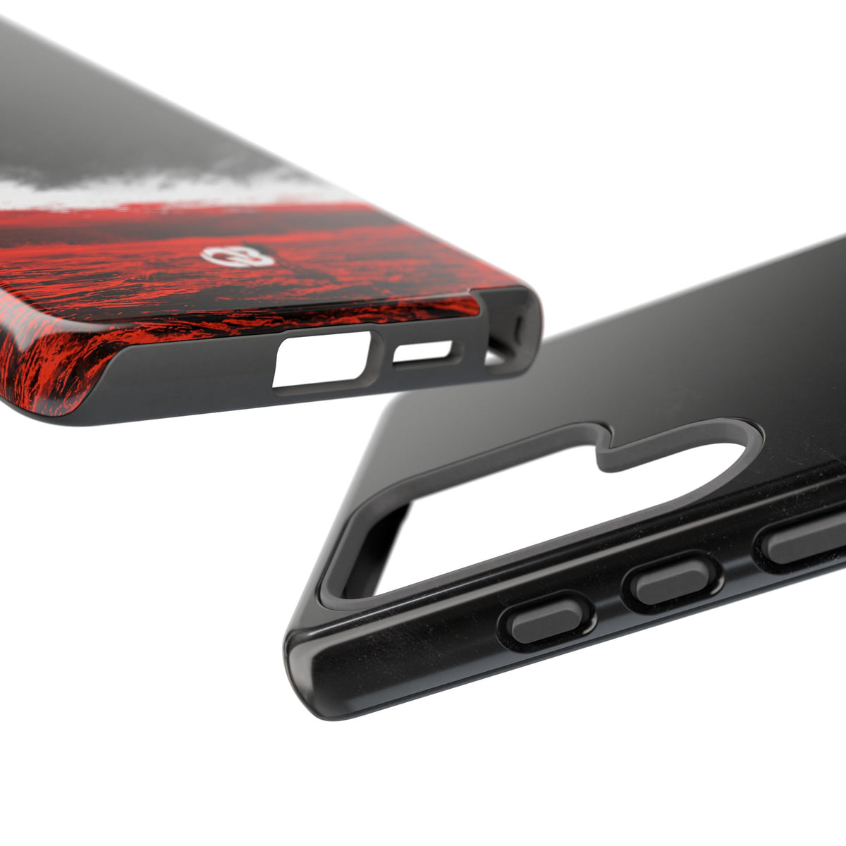 Crimson Void · Tough Phone Case for Samsung · Black