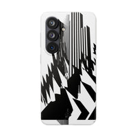 White Lite Phone Case for Samsung - Shattered Vector Spire