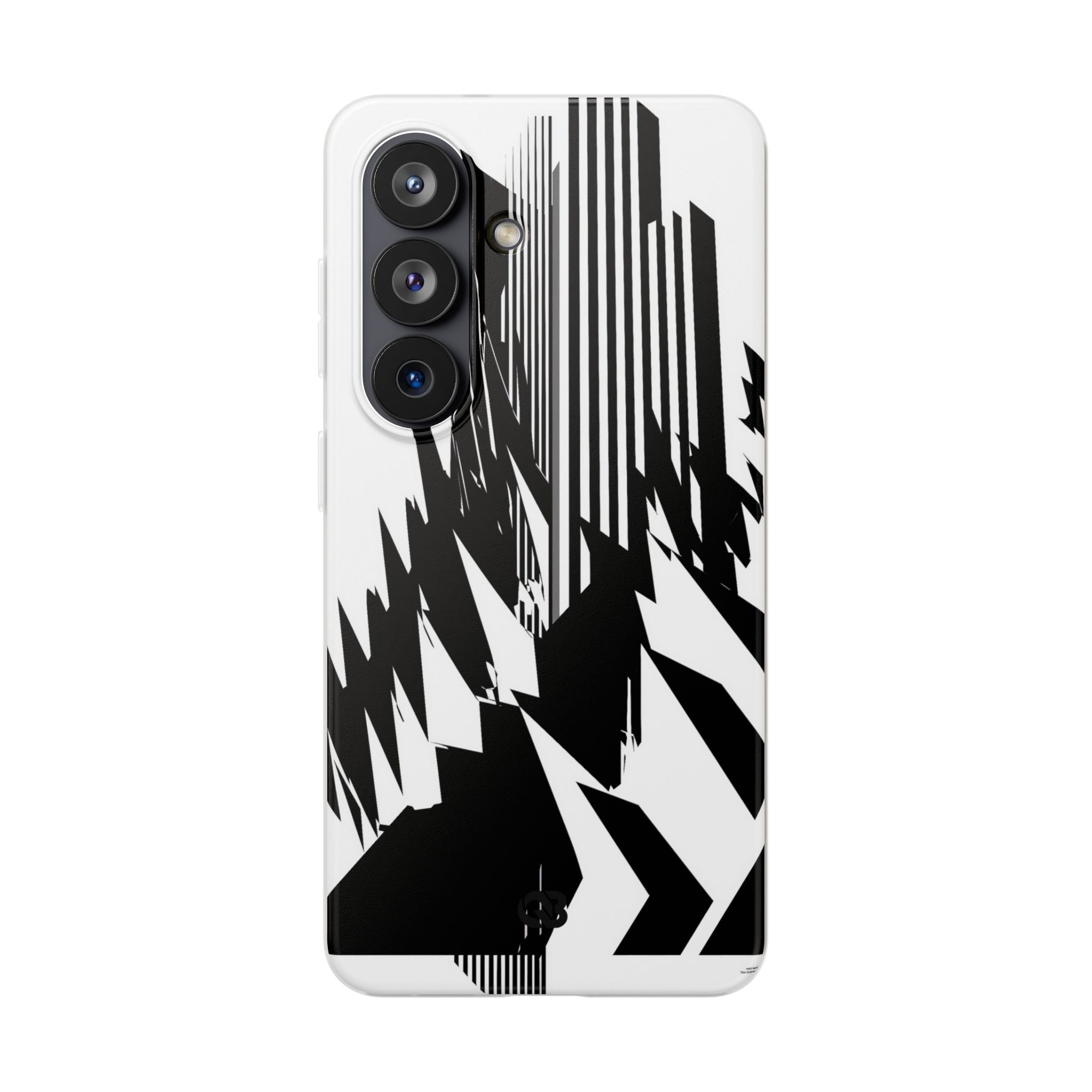 White Lite Phone Case for Samsung - Shattered Vector Spire