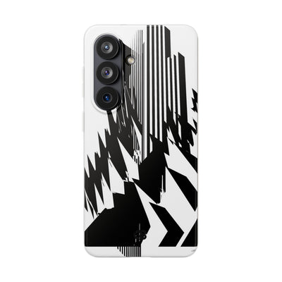 White Lite Phone Case for Samsung - Shattered Vector Spire