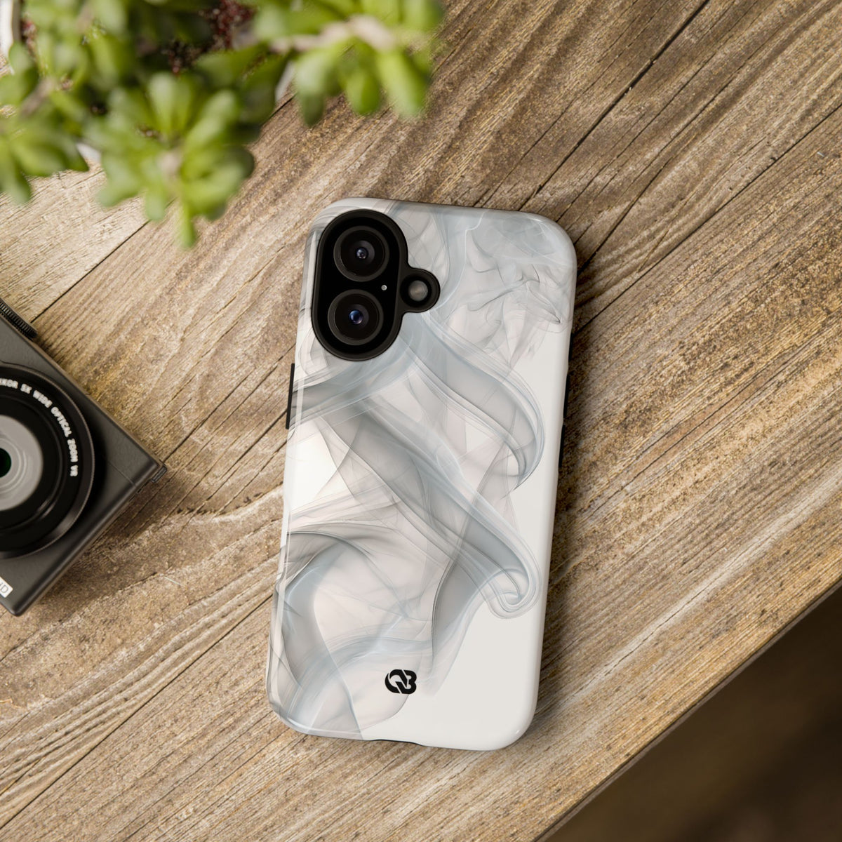Vapor Noir · Tough Phone Case for iPhone · White