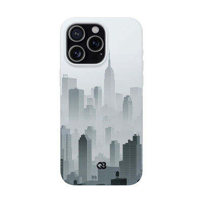 Grey Lite Phone Case for iPhone - Steel Mist Skyline