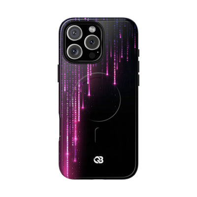 Binary Cascade · Tough 2.0 Magnetic Phone Case for iPhone · Black