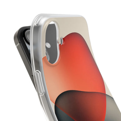 Translucent Crimson Form · Lite Phone Case for iPhone ·  Red