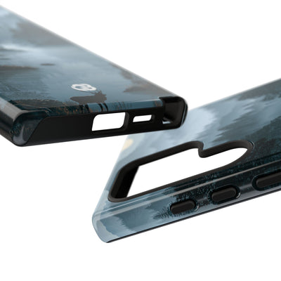 Silent Nordic Fjord · Tough Phone Case for Samsung · Blue