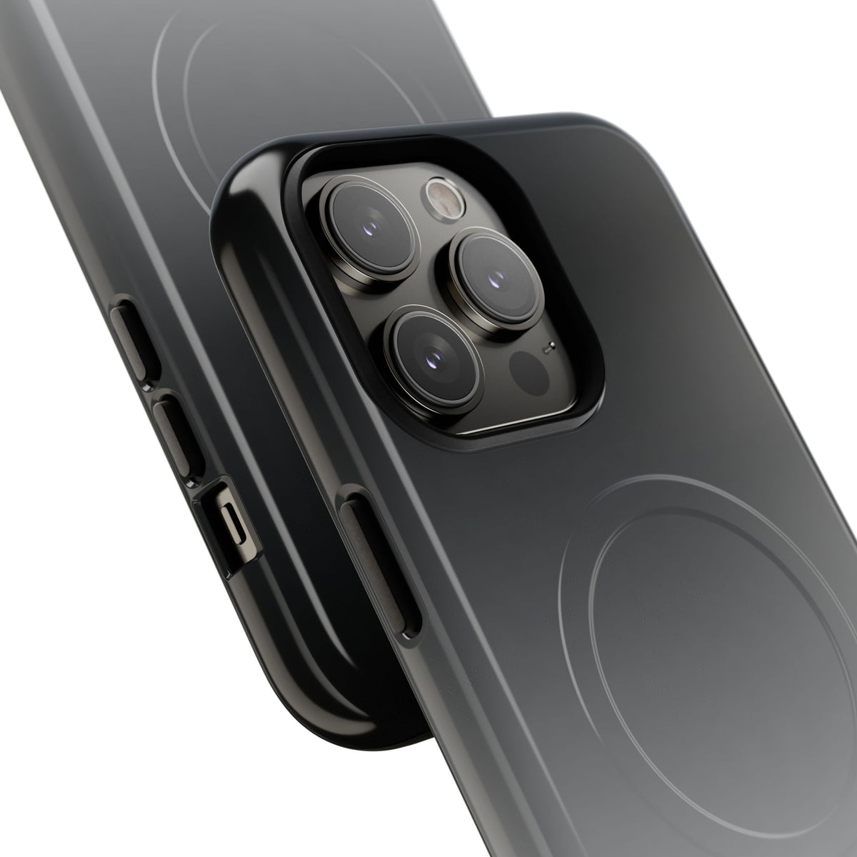 Noir Ombre Fade · Tough 2.0 Magnetic Phone Case for iPhone · Black