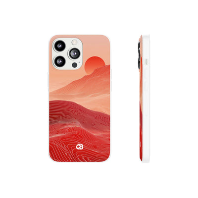 Crimson Dune Horizon · Lite Phone Case for iPhone ·  Red