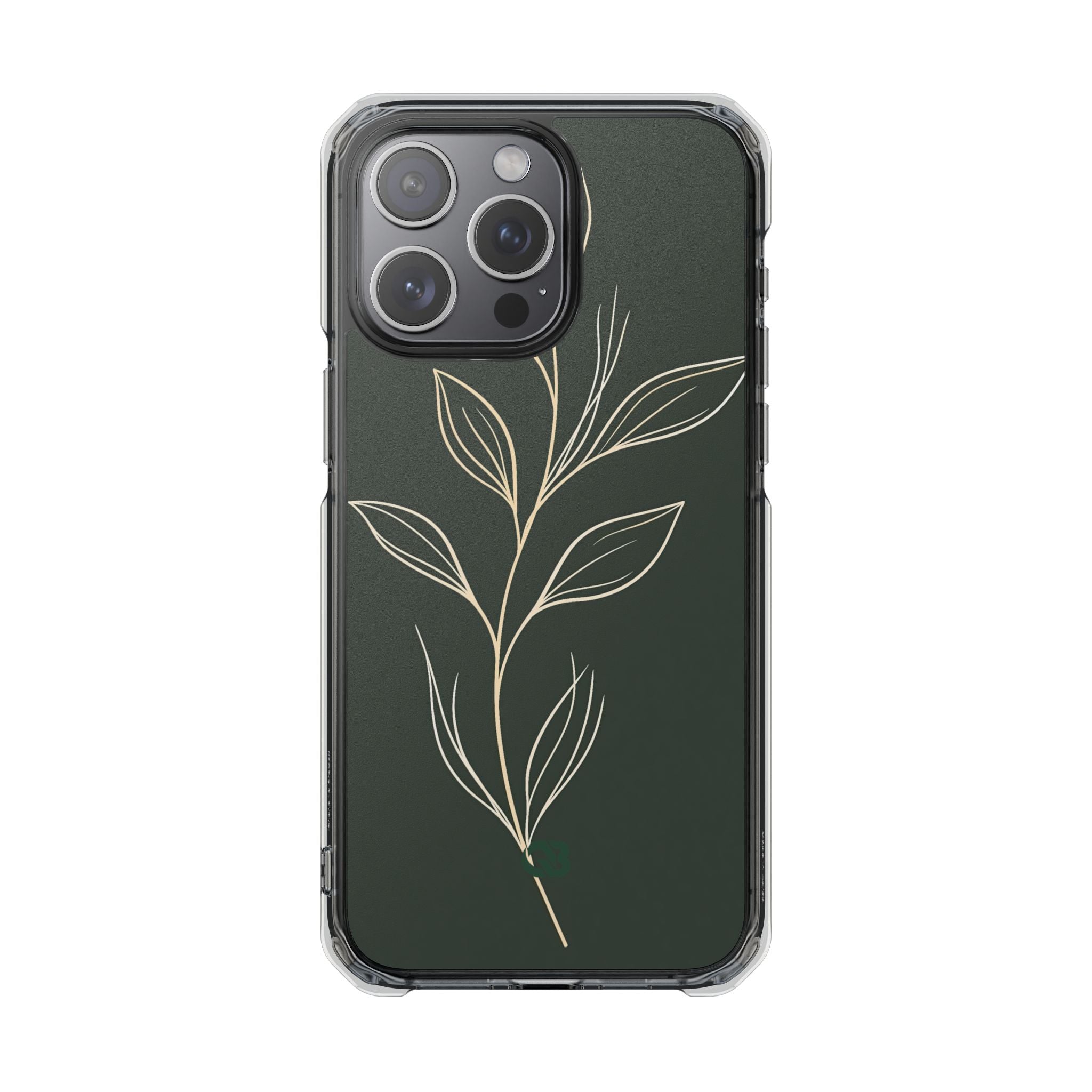 Green Impact MagSafe Phone Case for iPhone - Deep Moss Willow