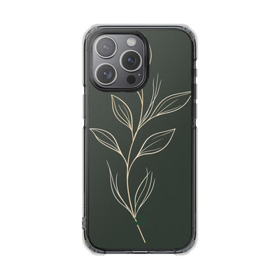 Green Impact MagSafe Phone Case for iPhone - Deep Moss Willow