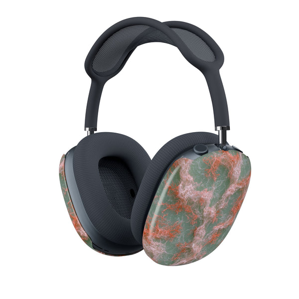 Coral Pixel Matrix · Hard Case for AirPods Max · Green