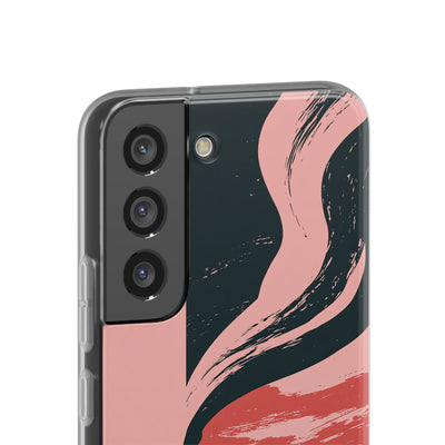 Pink Lite Phone Case for Samsung - Cinder Rose Plume