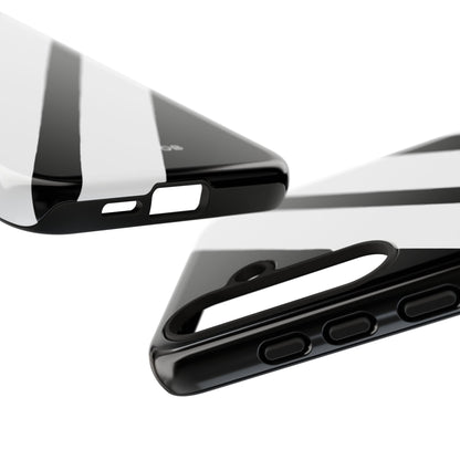 Diagonale Streifen Noir Samsung S24 Plus Case - Tough