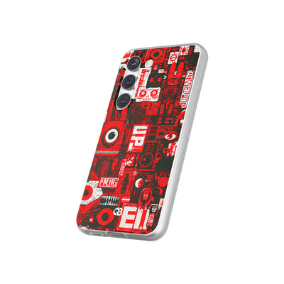 Neo Mecha Collage · Lite Phone Case for Samsung · Red
