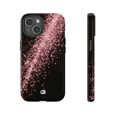 Rose Digital Cascade · Tough Phone Case for iPhone · Pink