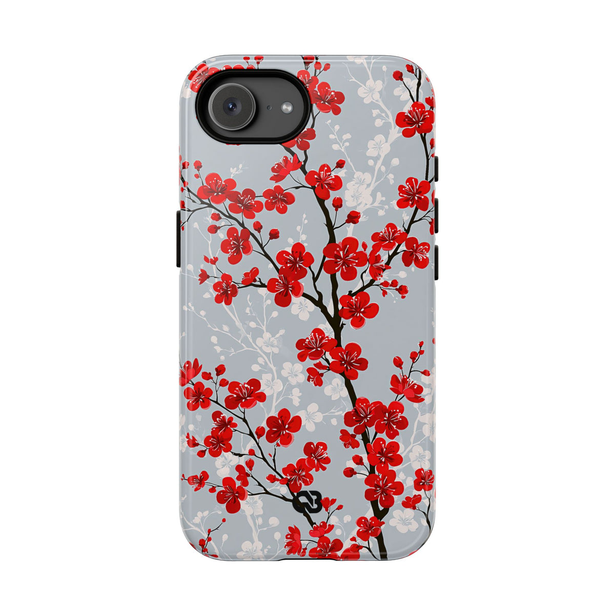 Scarlet Plum Blossom · Tough Phone Case for iPhone · Red