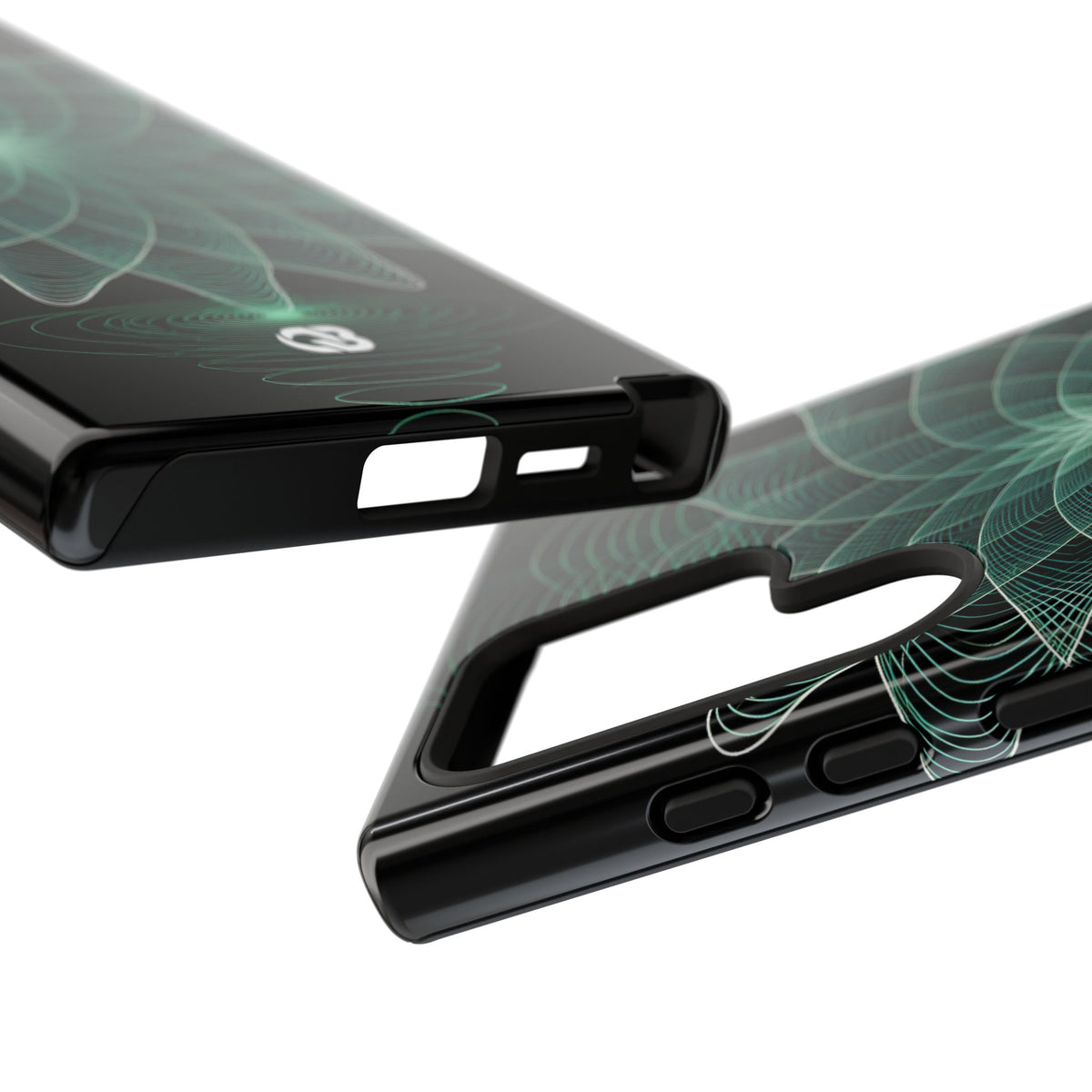 Harmonic Orbit Bloom · Tough Phone Case for Samsung · Green