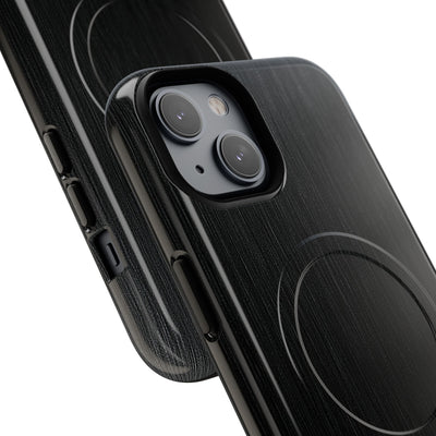 Black Tough 2.0 Magsafe Phone Case for iPhone - Brushed Obsidian Slate