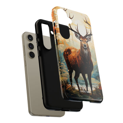 Glowing Stag Samsung S24 Plus Case - Tough - CASE•BOB