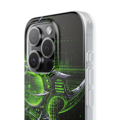 Cyber Sigil Grid · Lite Phone Case for iPhone ·  Green