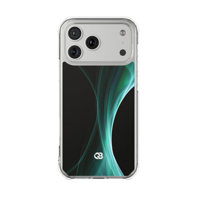 Emerald Lumen · Clear Impact Magnetic Phone Case for iPhone · Green