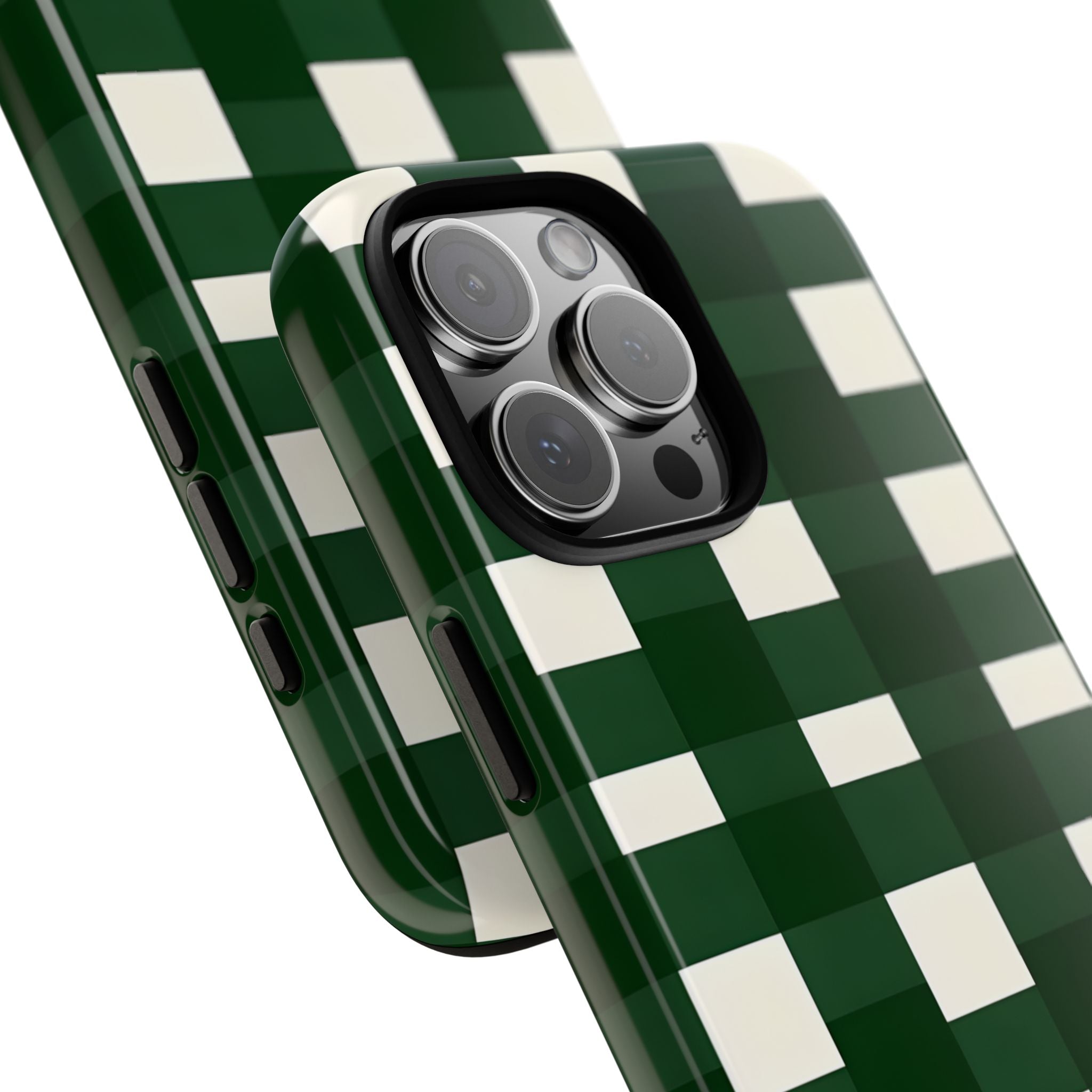 Hunter Green Plaid · Tough Phone Case for iPhone