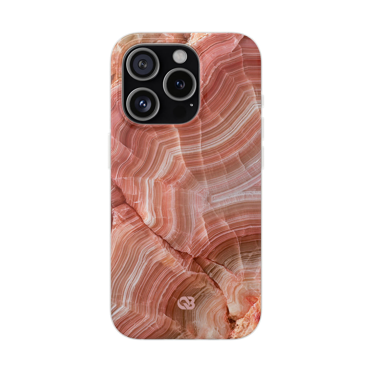 Blushing Rose Strata · Lite Phone Case for iPhone ·  Pink