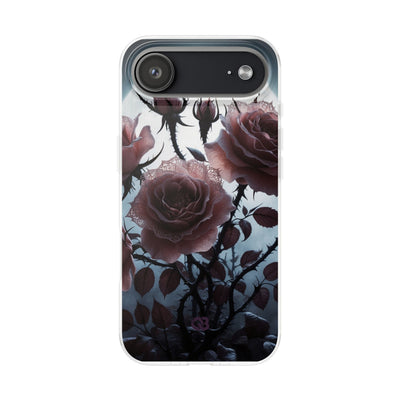 Lunar Lace Petals · Soft Coque de téléphone pour iPhone