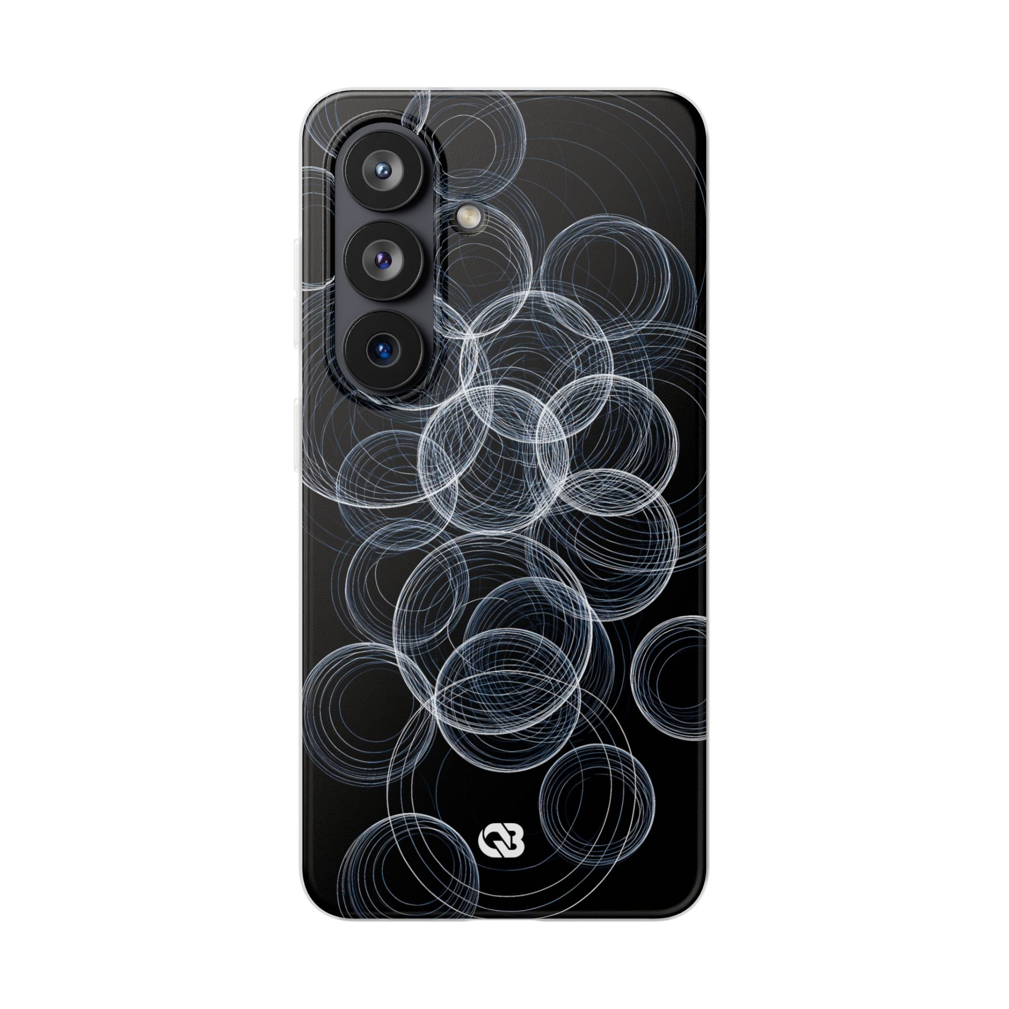 Black Lite Phone Case for Samsung - Frosted Ring Matrix