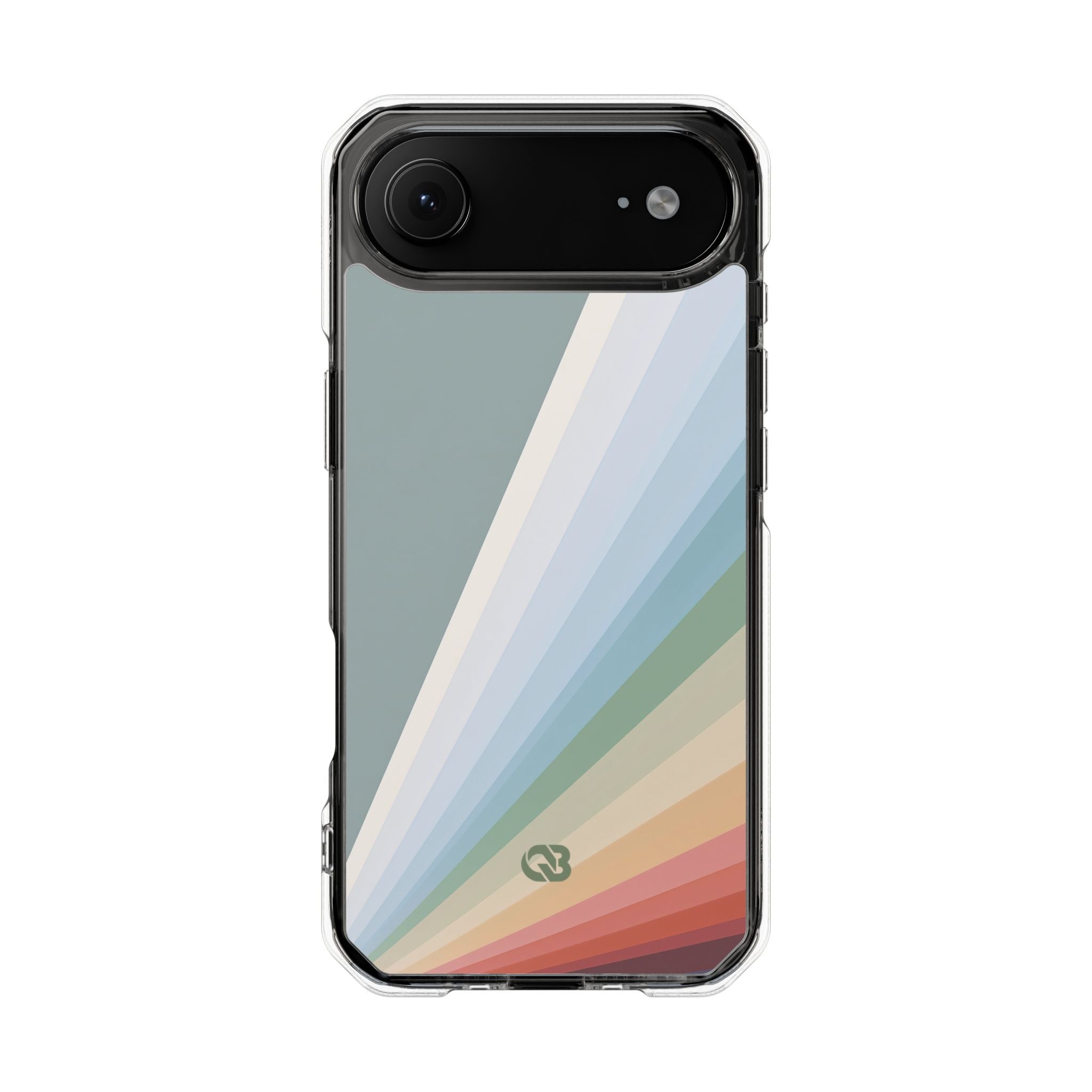 Green Impact MagSafe Phone Case for iPhone - Sage Prism Beam