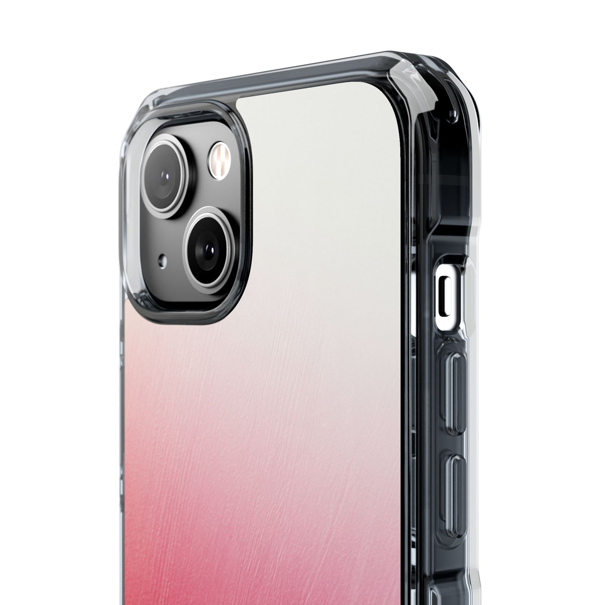 Rose Haze · Clear Impact Magnetic Phone Case for iPhone · Pink