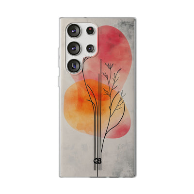 Crimson Bloom Lineage · Soft Phone Case for Samsung