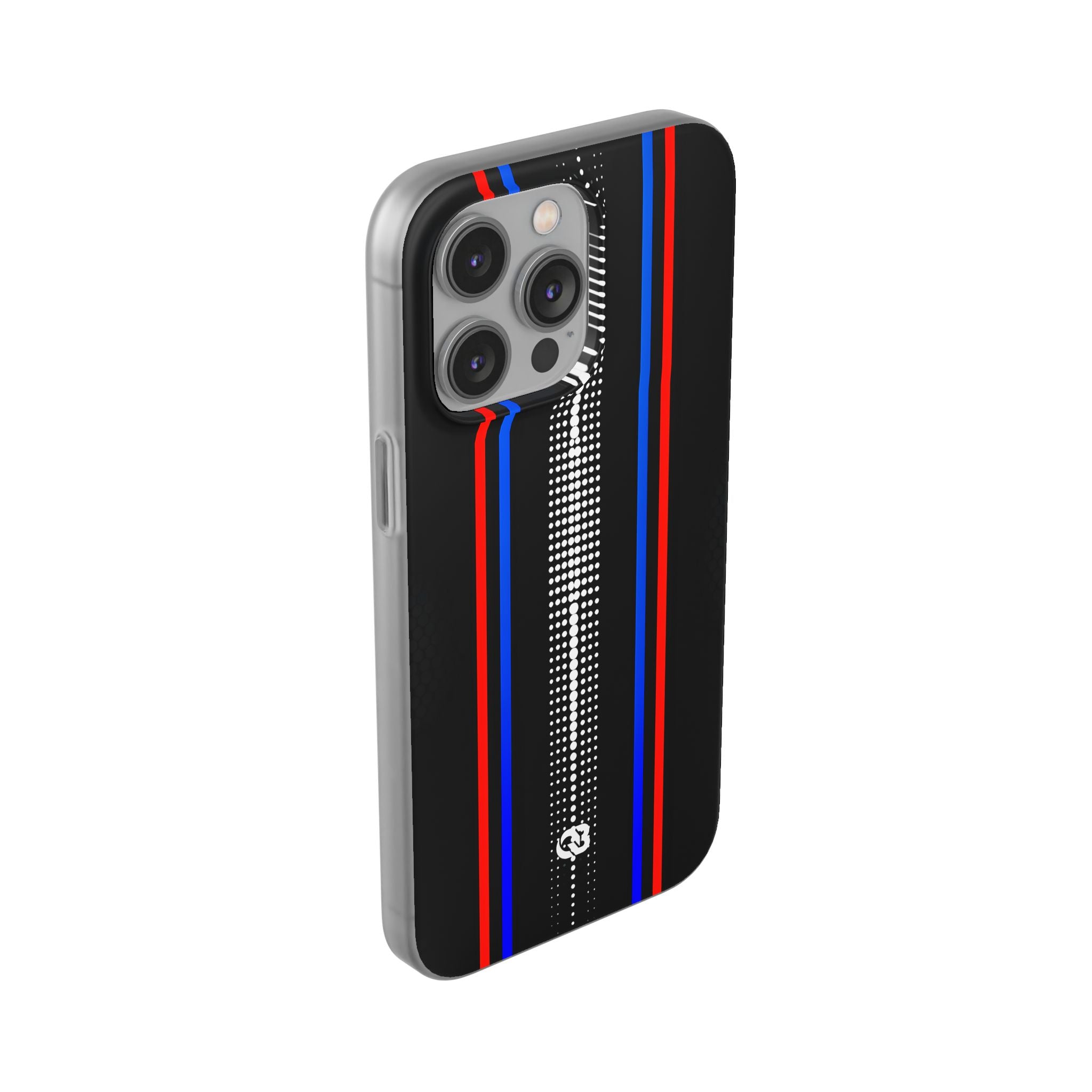 Electric Pulse Grid · Soft Phone Case for iPhone